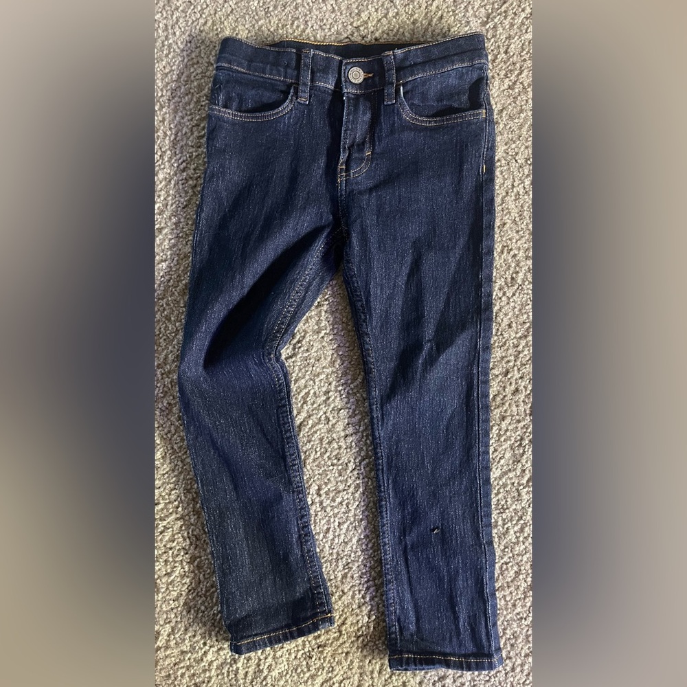 Dark Blue Denim Jeans